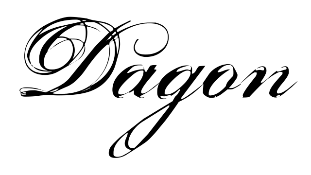 Логотип Dagon: by H. P. Lovecraft