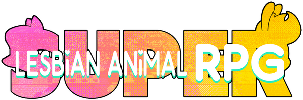 Логотип Super Lesbian Animal RPG
