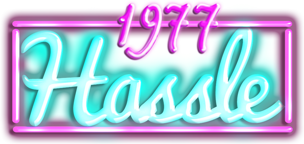 Логотип Hassle 1977