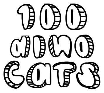 Логотип 100 Dino Cats